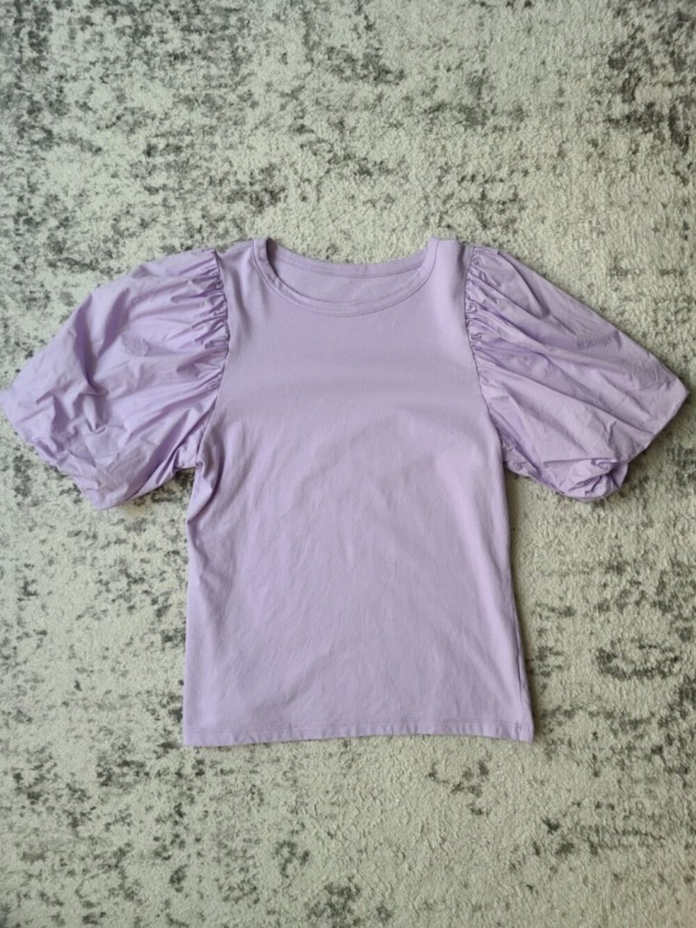 Lavender Puff Top